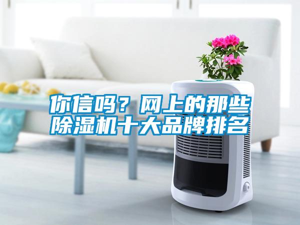 你信嗎？網(wǎng)上的那些除濕機十大品牌排名