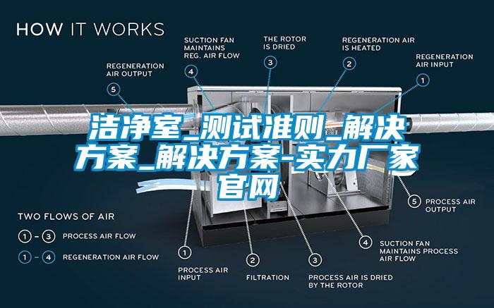 潔凈室_測試準則_解決方案_解決方案-實力廠家官網(wǎng)