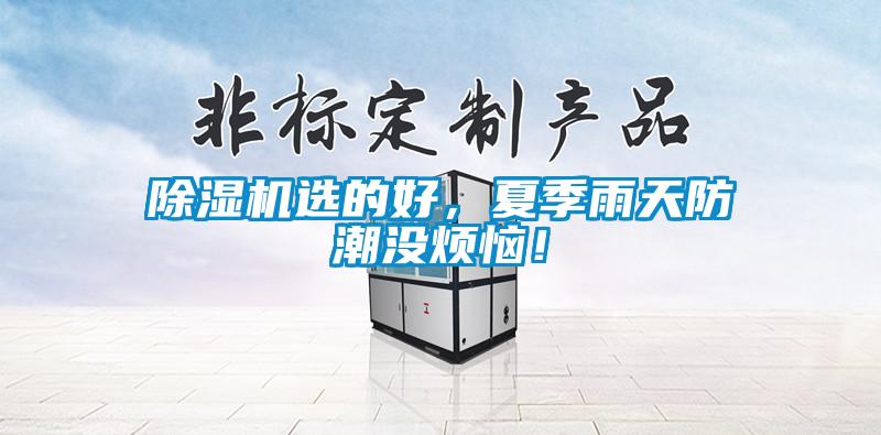 除濕機(jī)選的好，夏季雨天防潮沒煩惱！