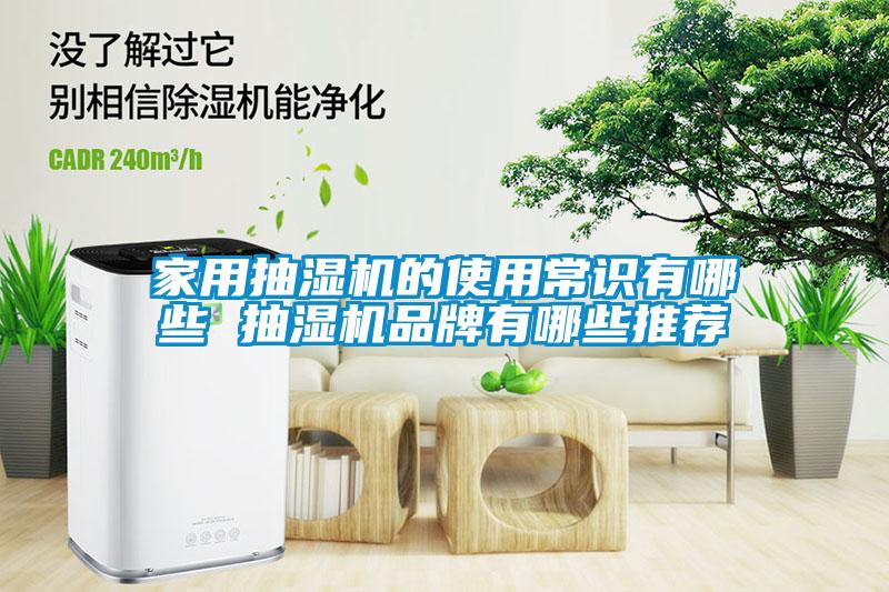 家用抽濕機的使用常識有哪些 抽濕機品牌有哪些推薦