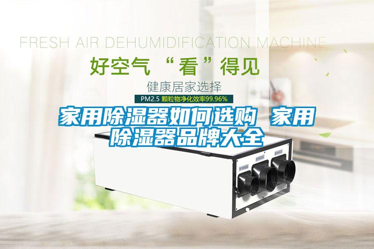 家用除濕器如何選購(gòu) 家用除濕器品牌大全