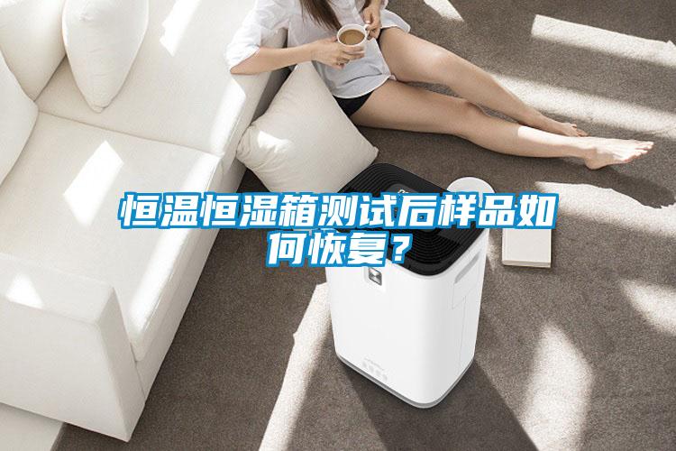 恒溫恒濕箱測(cè)試后樣品如何恢復(fù)？