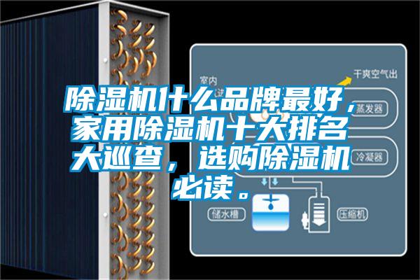 除濕機什么品牌最好，家用除濕機十大排名大巡查，選購除濕機必讀。