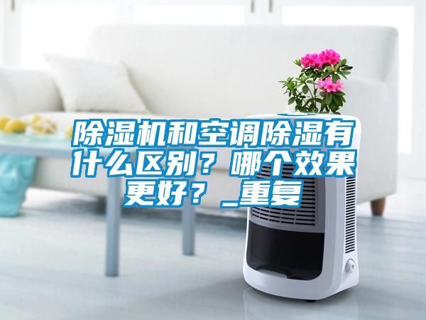 除濕機和空調除濕有什么區(qū)別？哪個效果更好？_重復